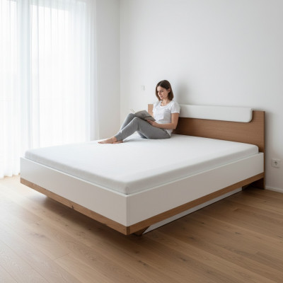 Klassiek bed Bedden Tweepersoonsbed Houten bed Landhuis - Model CM-B1