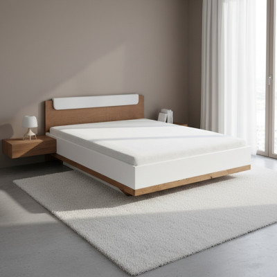 Klassiek bed Bedden Tweepersoonsbed Houten bed Landhuis - Model CM-B1