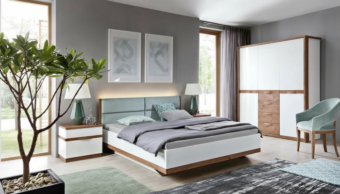 Klassiek bed Bedden Tweepersoonsbed Houten bed Landhuis - Model CM-B4