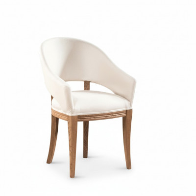 Klassieke ontwerper gestoffeerde stoel Gestoffeerde stoelen Textiel Leer Stof CM-U2