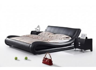 XXL Tweepersoonsbed Leren Bed Bedden Lederen Lederen Bekleding Huwelijk Designer Nieuw  XXL tweepersoonsbed Leren Bed Bedden Lederen Lederen Bekleding Huwelijk Designer Nieuw