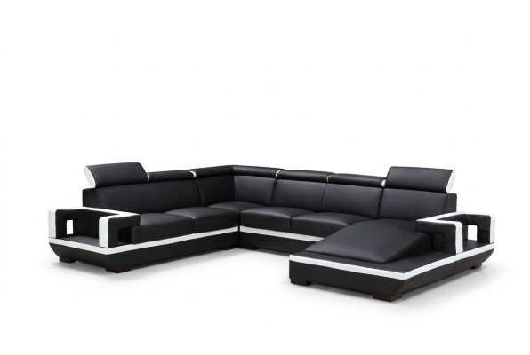 Woonlandschap Bank Kussen Hoekbank Designer Leren Bank Grote Bank Nieuw 5102