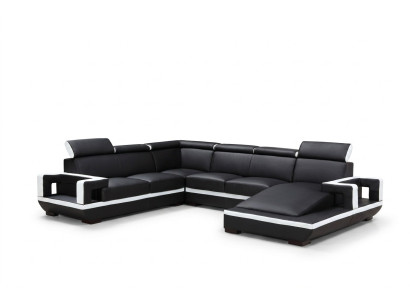 Woonlandschap Bank Kussen Hoekbank Designer Leren Bank Grote Bank Nieuw 5102