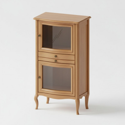 Echt houten dressoir bijzettafel Klassieke bar Rustiek landhuis PR-KB 1-2 L,R.