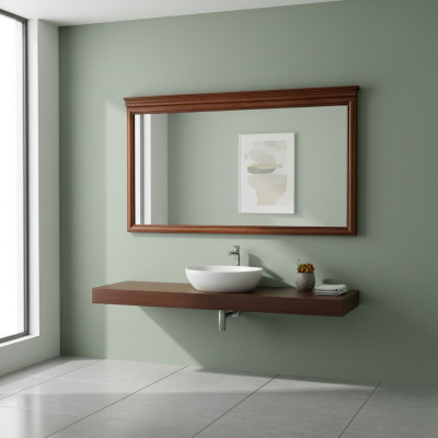 Spiegel Houten lijst Grote wandspiegel Klassieke designer spiegel - Model Z-L1