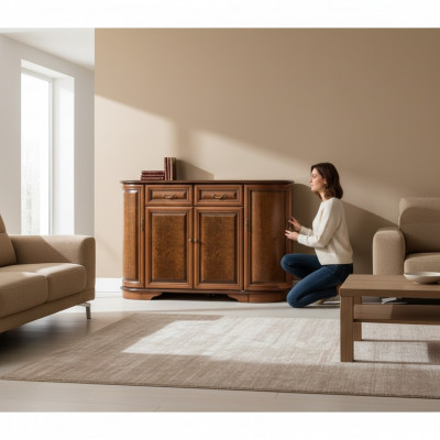 Klassiek dressoir Dressoirs Ladekast Zijdelings kast Landhuismodel Z-K4P