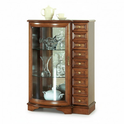 Klassieke vitrinekast ladekast commodes commodekast kast vitrinekast model Z-KS1