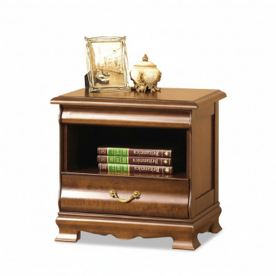 Klassieke nachtkastje massief houten console plank slaapkamer N-SzN