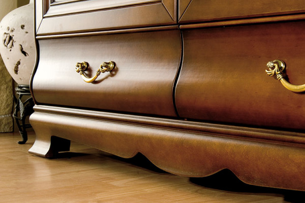 Klassiek bed Bedden Tweepersoonsbed Houten bed Landhuismodel N-bed T