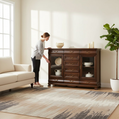 Klassieke ladekast bijzetkast commodes landelijke commodeschuurmodel N-K6B
