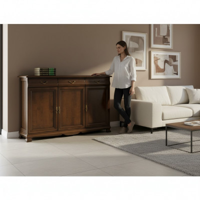 Klassiek dressoir Dressoirs Bijzettafelkast Landelijk dressoir Model N-K3