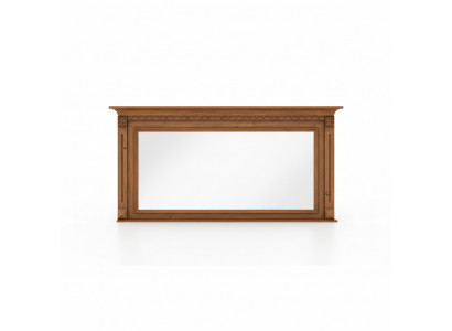 Klassieke ontwerper spiegel wandspiegel met echte houten lijst in koloniale stijl