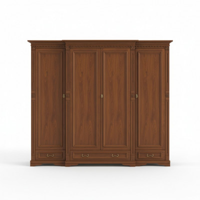 Klassieke kasten Kast Wandkast Kledingkast Massief Koloniale Stijl O4D