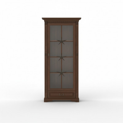 Klassieke vitrinekast Vitrinekast Vitrines Glaskast Kast Koloniaal OW1A