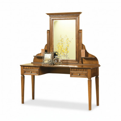 Klassieke console kaptafelspiegel secretaire tafel nacht make-uptafelspiegel