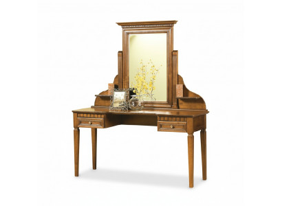 Klassieke console kaptafelspiegel secretaire tafel nacht make-uptafelspiegel
