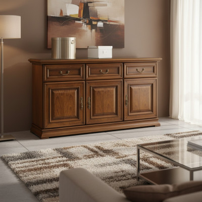 Klassieke commode Ladenkast Kabinet Dressoir Massief Italiaanse meubels Nieuw R-K3
