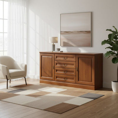Klassieke ladekast Ladekasten Kast Bijzettafel Model BA-K3P