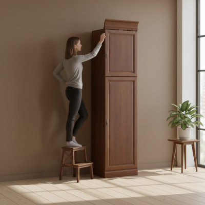 Klassieke kasten kast wandmeubel houten kast vitrineplank - Model BA-12