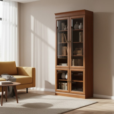 Klassieke kasten Vitrine Vitrinekast Glas Kast Wandmeubel Model BA-4