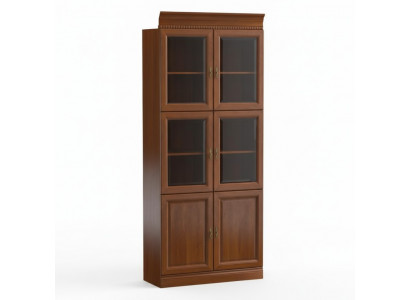 Klassieke kasten Kast Vitrine Vitrinekast Glas Wandkast Model BA-1