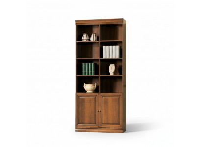Klassieke kast boekenkast boekenrek vitrine vitrinekast model SE-3