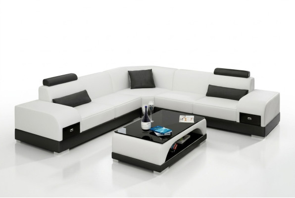 Leren bank Bank Woonlandschap Hoekbank Hoek Bank Modern Design Set   Leer bank Bank Woonlandschap Hoekbank Hoek Bank Modern Ontwerp Set