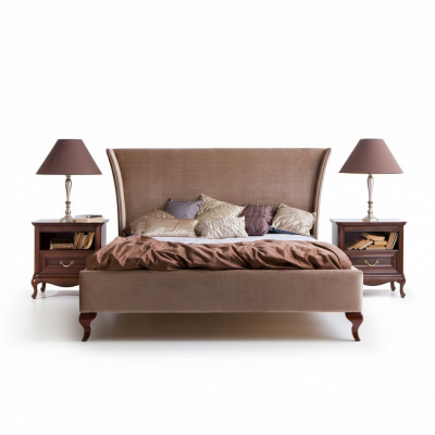Klassiek bed Bedden Tweepersoonsbed Houten bed Landhuisstijl - Model CL-1