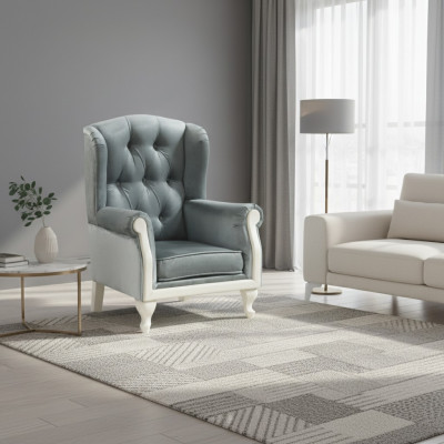 Chesterfield fauteuil fauteuil bekleding tv kantoor bank leer textiel
