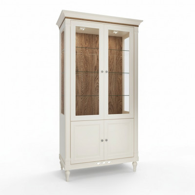 Klassieke vitrinekast commodes vitrines vitrinekast kast glazen kast FL-W2