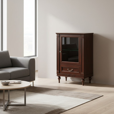 Klassieke vitrinekast commodes vitrines vitrinekast kast glazen kast FL-WM