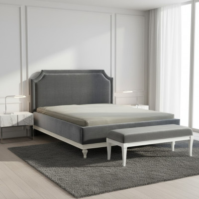 Klassiek bed Bedden Tweepersoonsbed Houten bed Landhuis - Model FL-B1