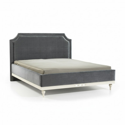 Ontwerper bedden echtelijk bed tweepersoonsbed gestoffeerd bed leren bed - Model FL-B2