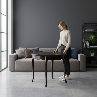 Klassieke massief houten Echte houten tafels Tafel Eettafel - Model ZB-8