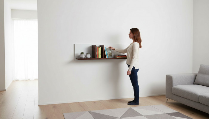 Boekenplank Plank Opslag Houten Planken Taranko Milano MI-1 Wandplank Nieuw