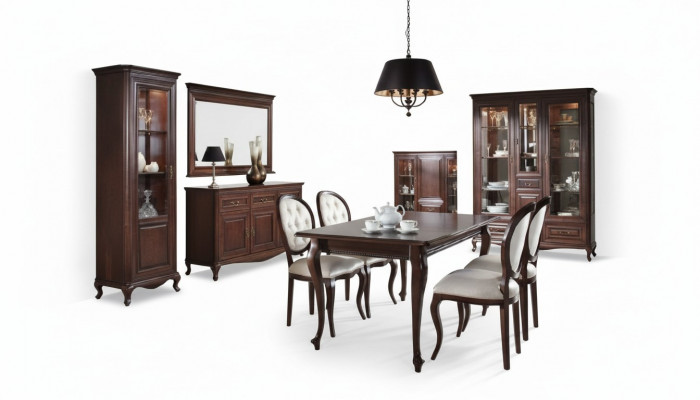 Luxe eetset voor de woonkamer in de unieke Italiaanse stijl.