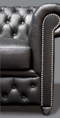 Chesterfield 3-zits XXL gestoffeerde zitbank sofa set grote banken 2016-22