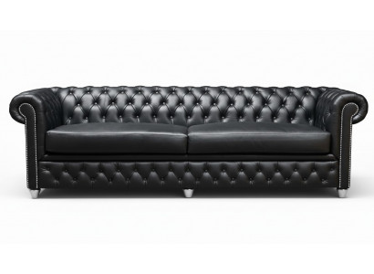 Chesterfield 3-zits XXL gestoffeerde zitbank sofa set grote banken 2016-22