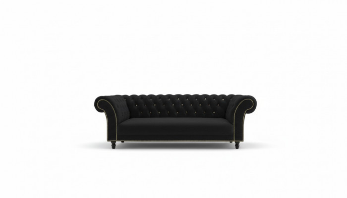 Chesterfield Bank Bekleding Designer Banken Sofa's Set Textiel Stof Textiel 30