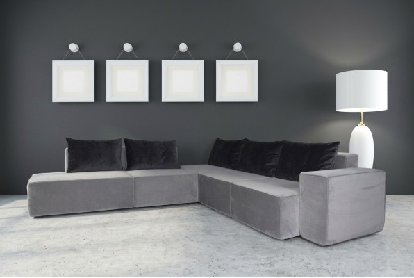 Designer Bank Hoekbank Stoffen Bank Systeem Bank Textiel Fluweel Hoekbank Bank SL Bank 2