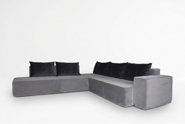 Designer Bank Hoekbank Stoffen Bank Systeem Bank Textiel Fluweel Hoekbank Bank SL Bank 2