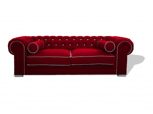Chesterfield Sofa 3-zitter Bekleding Designer Banken Sofa's Set SL Sofa 21
