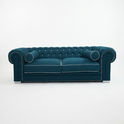 Chesterfield bank 3-zits gestoffeerde designerbank bankstel SL-bank