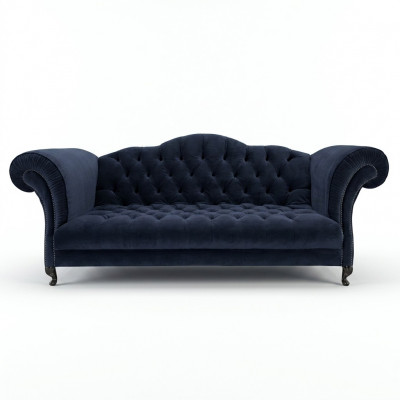 Chesterfield Sofa 3 ZITTER Stoff Designer Banken Sofa Set SLIII Bank №2