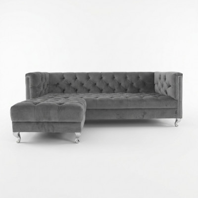 Chesterfield Sofa 3-ZITS Bekleding Designer Banken Sofas Set SLIII Sofa №6