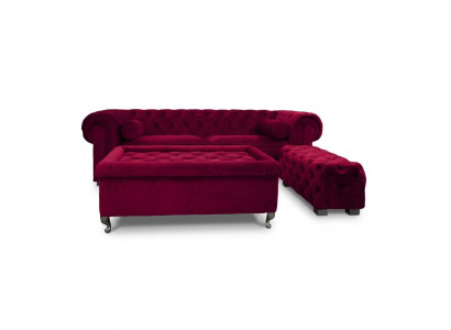 Chesterfield Sofa Bekleding Designer Banken Sofas Set Couch SLIII Sofa №24