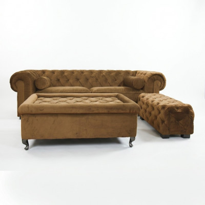 Chesterfield Bank Bekleding Ontwerper Banken Sofas Set Bank SLIII Sofa №25
