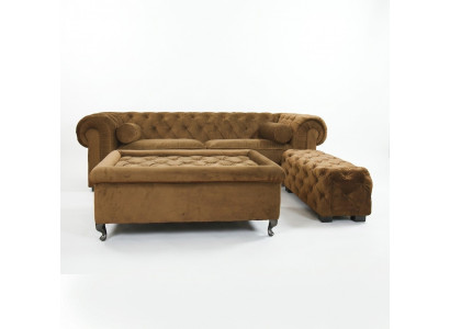 Chesterfield Bank Bekleding Ontwerper Banken Sofas Set Bank SLIII Sofa №25