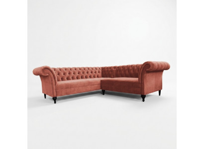 Chesterfield hoekbank hoeksalon ontwerpen sofa bank fluweel leren sofa