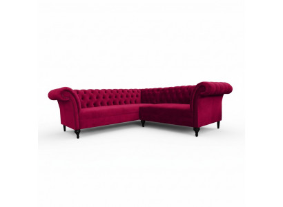 Modern Chesterfield hoekbank hoekbank ontwerper bank fluwelen lederen bank.